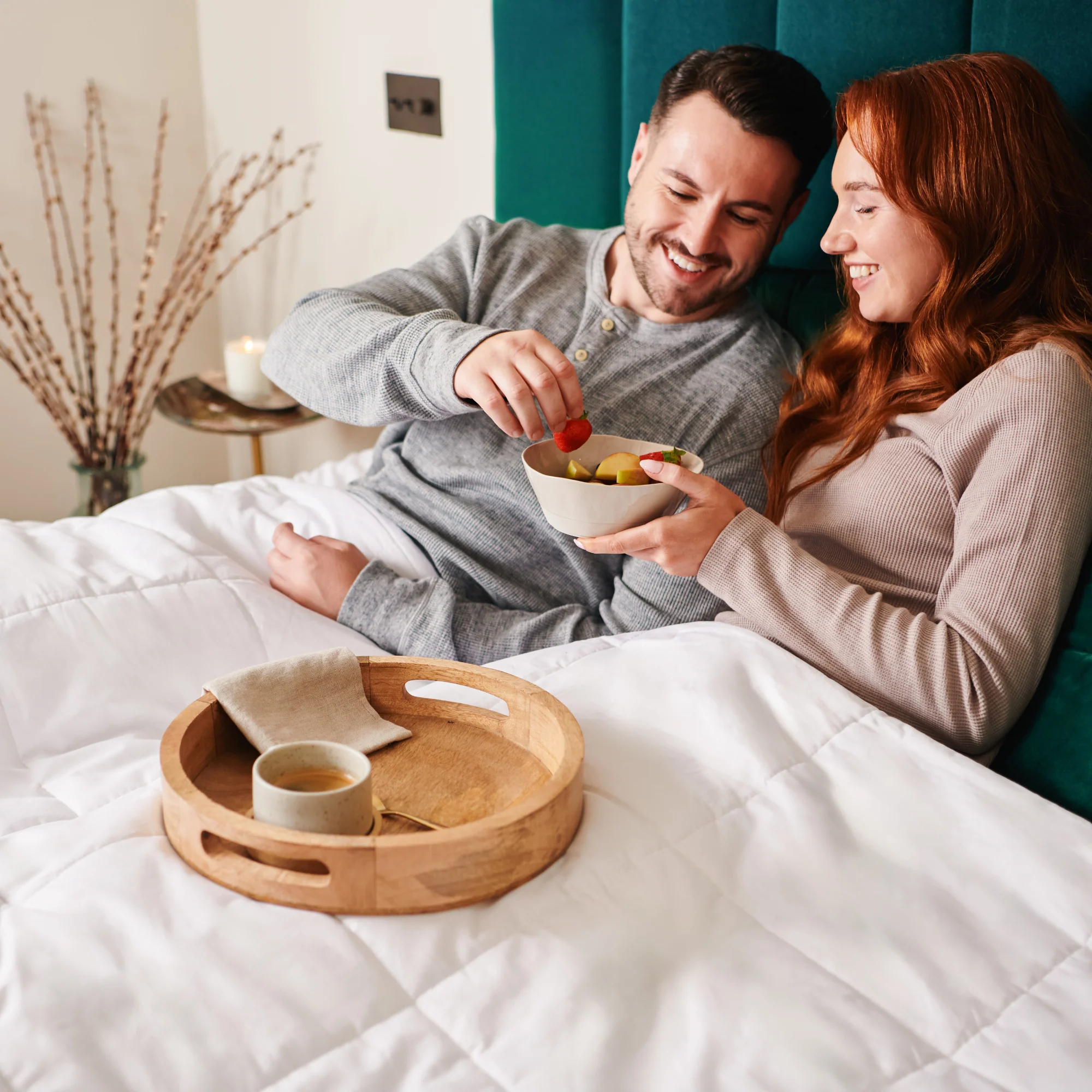 Love Mornings All Season Pure Cotton Heated Duvet Double Dual Controls - Image 4