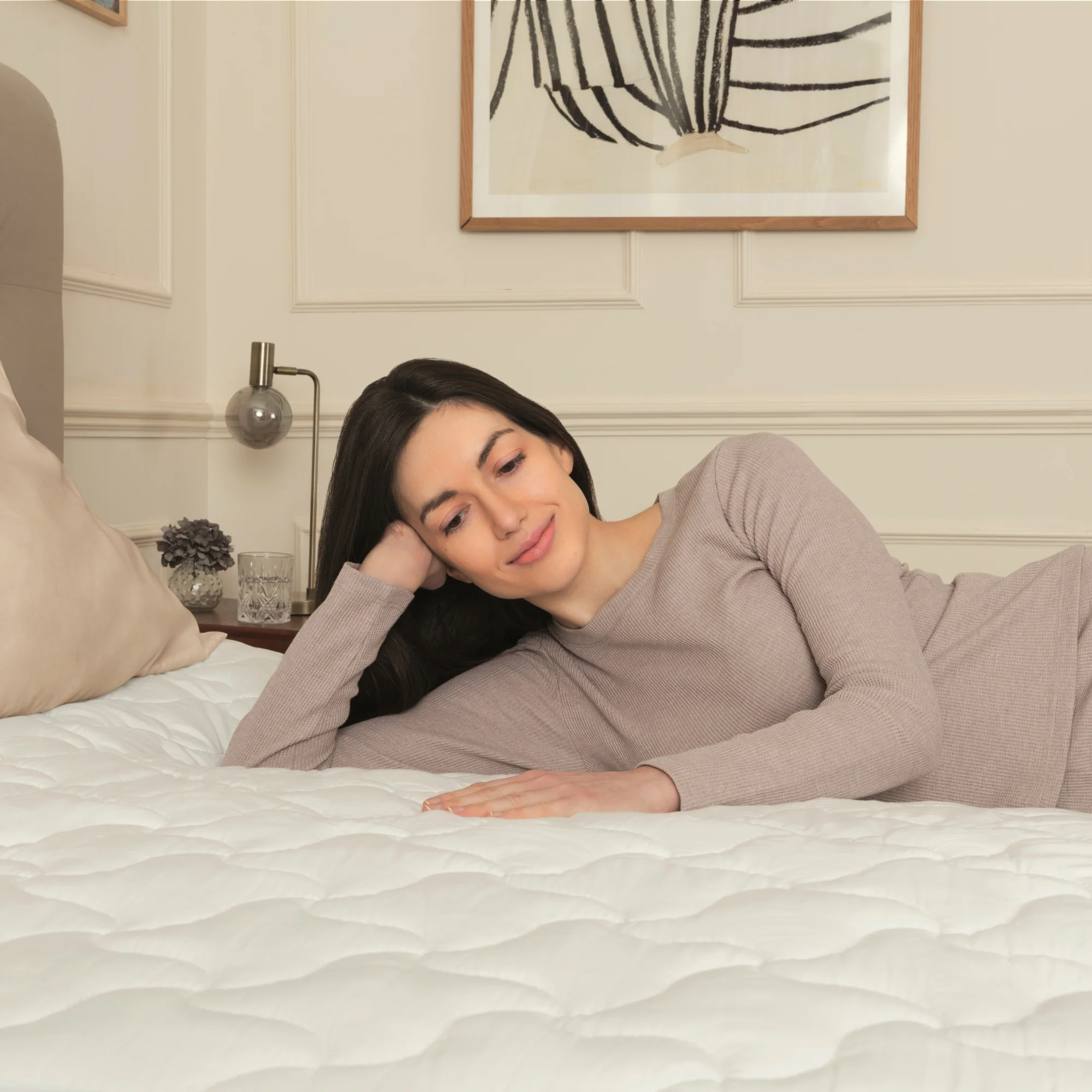Pure Comfort Bamboo Plant-Based Textile Underblanket Double Dual - Image 5