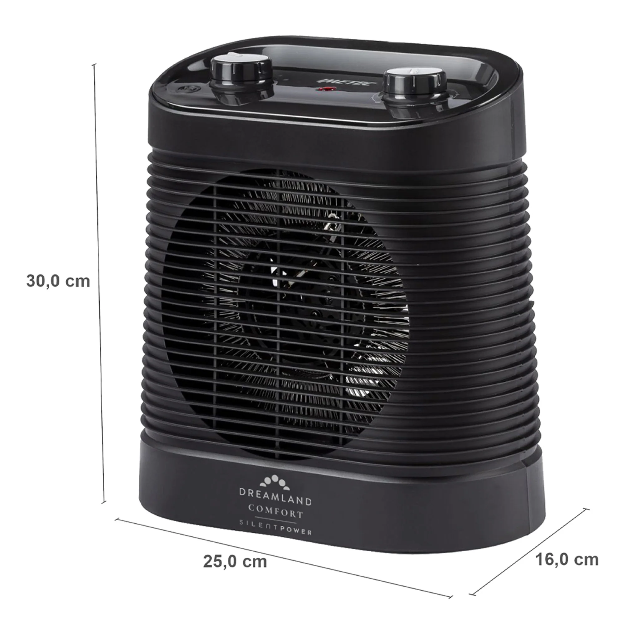 Silent Power Comfort Portable Fan Heater & Cooler - Image 4