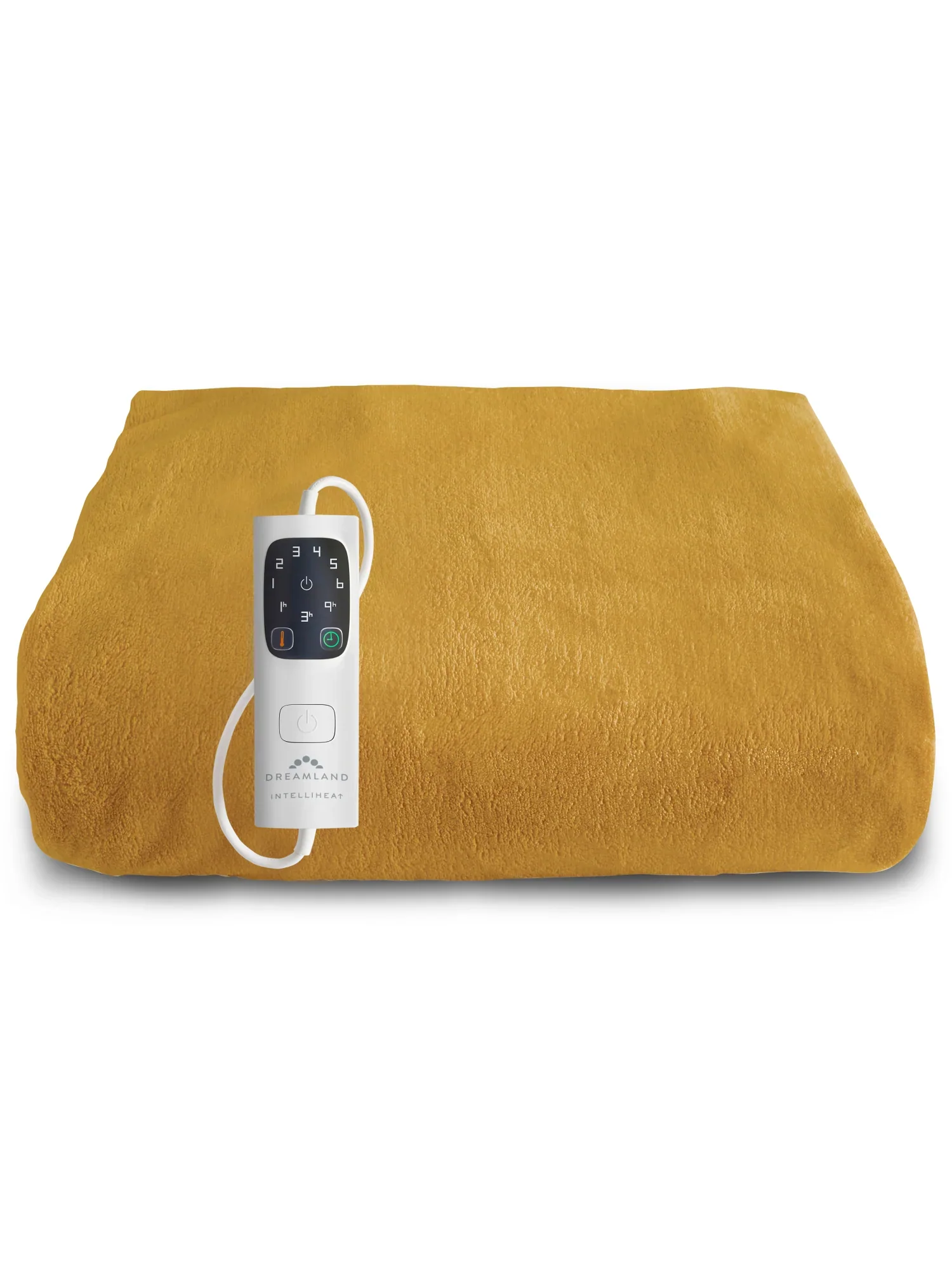 Snuggle Up Luxury Heated Throw Pink & Mustard Bundle - Image 3